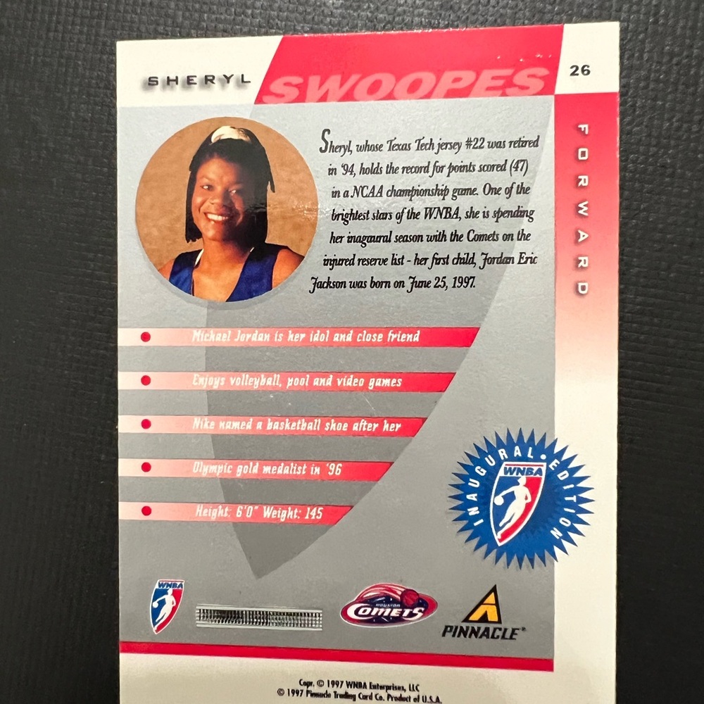 Pinnacle 1997 WNBA ROOKIE ROSTER (Complete Set) - Picture 2 of 7